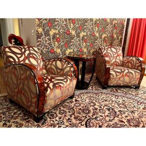 Art Deco Club Armchairs