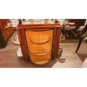 Indian Rosewood Art Deco Bar