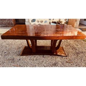 Art Deco Dining Room Table In Rio Rosewood