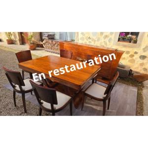 Salle A Manger Art Deco Palissandre De Rio
