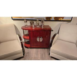 Art Deco Bar In Indian Rosewood