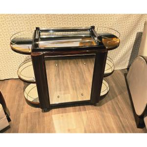 Tugas Art Deco Bar In Macassar Ebony 