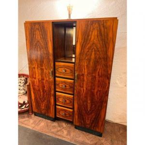 Armoire Art Deco En Noyer 