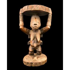 Caryatid Stool – Luba People, Democratic Republic Of Congo