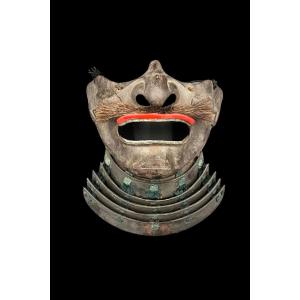 Mempo (half-mask), Samurai Mask, Japan Edo Period (1603-1868)