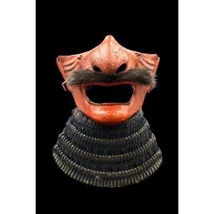 Mempo, Samurai Mask, Japan Edo Period (1603-1868)