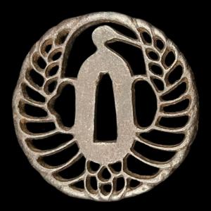 Openwork Iron Tsuba – Phoenix Decoration (hō-ō) Japan – Edo Period (17th–18th Century)