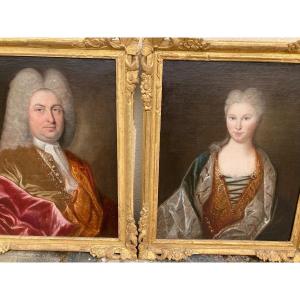 Pair Of 18th Century Portraits