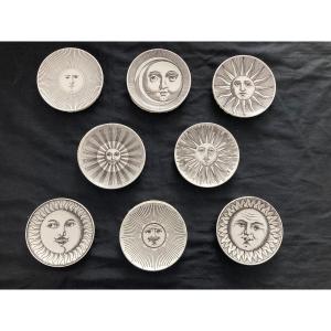 8 Coasters By Fornasetti