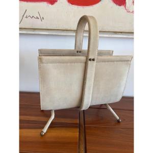 Jacques Adnet Magazine Rack