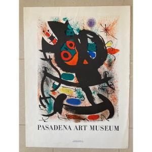 Poster Miro Art Museum Pasadena 1969
