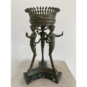 19th Century Bronze Centerpiece.