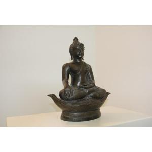 Thailand - Bronze Buddha - 39 Cm - 19th Century