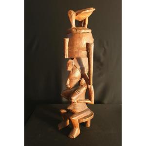 Sénoufo (ivory Coast) - Wooden Cup - 44 Cm