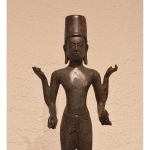 Cambodia - Bronze Vishnu - 41 Cm