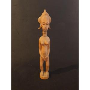 Baoulé (ivory Coast) - Female Figurine - 54 Cm