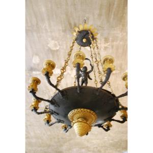 XIX Period Chandelier, Bronze,