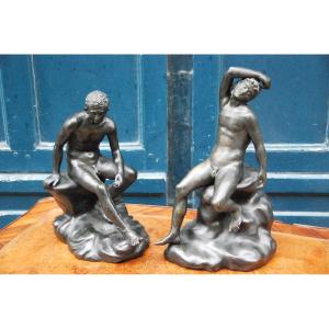 The Grand Tour, Pair Of Bronzes XIX