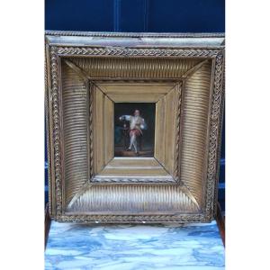 The Pipe Smoker Wood Panel XIX
