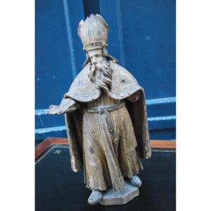 Holy Bishop In Wood XVIII