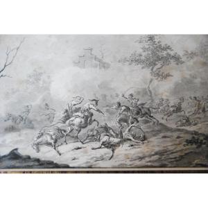 Ink, Battle Scene By Langendyk XVIII