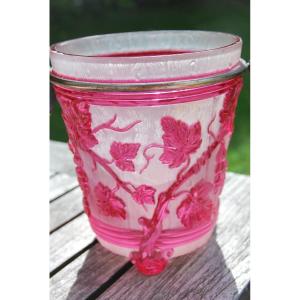 Baccarat Crystal Champagne Bucket, Vines Circa 1880