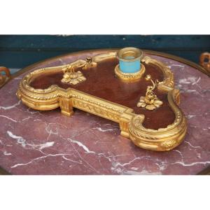 Louis XVI Bronze Inkwell