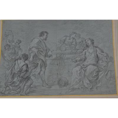 Grand Blue Drawing On Paper