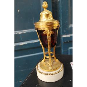 Candlestick In Athenian Cassolette Late 18th Century