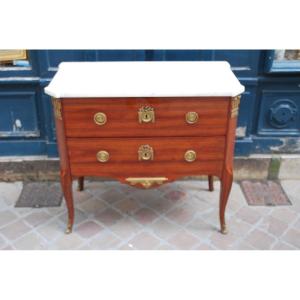 Commode In Satin Veneer Stamped By Stumpff XVIII