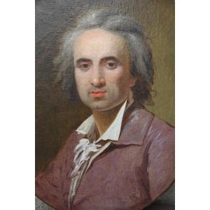 Henri Pierre Danloux, Follower Of, Portrait Of A Man XVIII