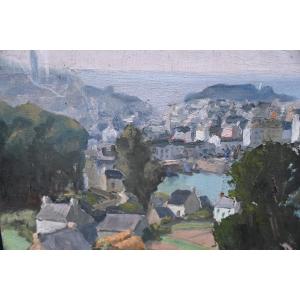 Treboul, Oil Signed By Robert Goy