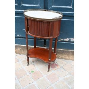 Small Louis XVI Mahogany Drum