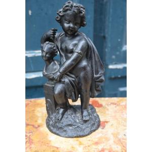 Small Bronze Allegory Of Sculpture XVIII