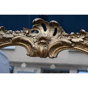 18th Century Regence Period Gilded Wood Mirror
