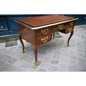 Rare Regence Period Veneer Desk Plat From The 18th Century