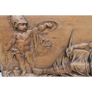 Panel Representing The Goddess Hera, Directoire Period Work Signed By Jean Louis Van Geel