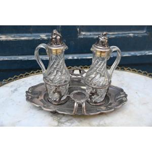 Boin Taburet, 18th Century Style Silver Vinegar Cruet