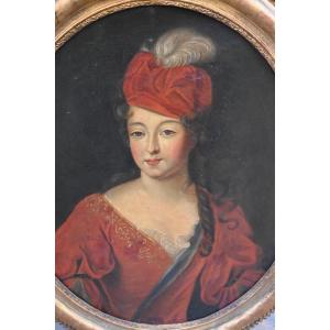 Portrait Of A Young Woman From The Mid-18th Century