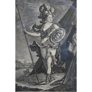 Chevalier d'Eon, Rare 18th Century Engraving