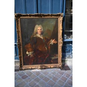 Largillière, According To An Important Portrait Of The Marquis De Vaucel
