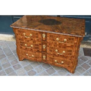 Thomas Hache, Louis XIV Period Chest Of Drawers From The 18th Century, Attributed To 
