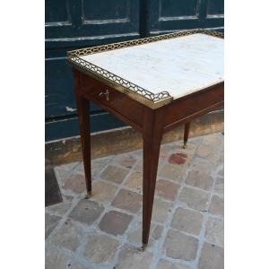 Louis XVI Period Mahogany Coffee Table, Stamped Jacob