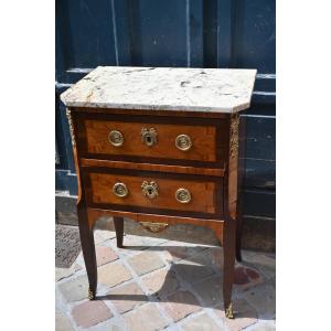 Small Louis XVI Period Chest Of Drawers Stamped Bury 