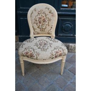 Georges Jacob Louis XVI Period Racket Back Chair