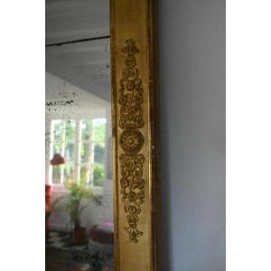 Large Mirror From The 19th Empire Period