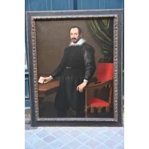 Important And Rare Full-length Portrait By Sofonisba Anguissola, 17th Italian
