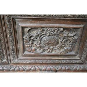 Renaissance Walnut Chest 