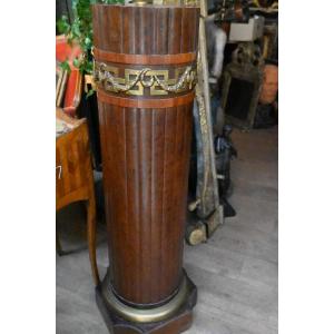 Louis XVI Style Mahogany And Veneer Column