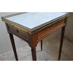 Louis XVI Period Side Table, Stamped Stockel 